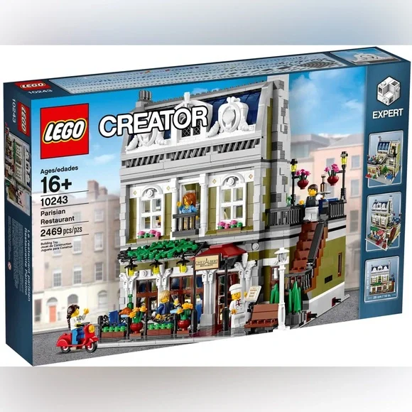LEGO Parisian Restaurant Full Kit | Creator Series | Model 10243 | NEW IN BOX - Picture 1 of 16